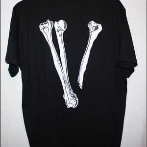 Vlone Men’s Skull & Bones Tee Shirt